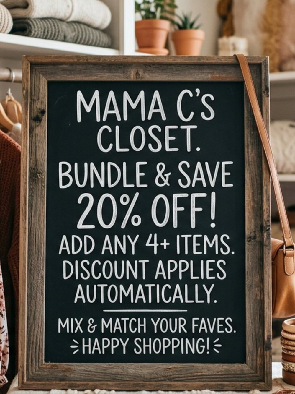 🚨 20% OFF 4+ ITEMS AUTOMATICALLY 🚨